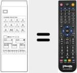 Replacement remote control for 0761081007