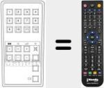 Replacement remote control for 08482