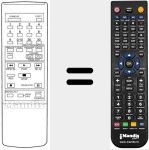 Replacement remote control for 28C 1797