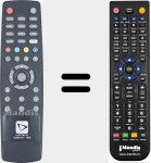 Replacement remote control for 42501810-1820