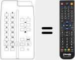 Replacement remote control for 5014 1700