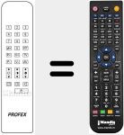 Replacement remote control for 5652 1350