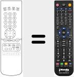 Replacement remote control for SM 1 VT