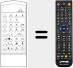 Replacement remote control for 5574 49 50