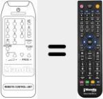 Replacement remote control for REMOTE CONTROL UNIT