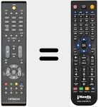 Replacement remote control for B8080124-1