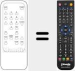 Replacement remote control for CSR 1224