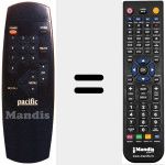 Replacement remote control for DIAMOND