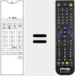 Replacement remote control for EM 2