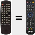 Replacement remote control for F1-C1