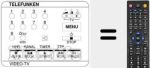 Replacement remote control for FB 1135 TTP (925TX1684)