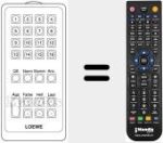 Replacement remote control for FB 1A (26380040001)