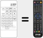 Replacement remote control for FB 400