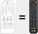 Replacement remote control for IR 3500