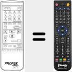 Replacement remote control for HQS-200