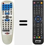 Replacement remote control for HYD-6803