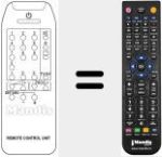 Replacement remote control for IR 3000