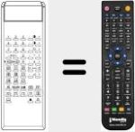 Replacement remote control for IR 516