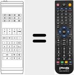 Replacement remote control for IRS2