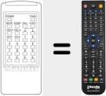 Replacement remote control for M 51 H