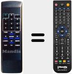 Replacement remote control for MAC-250