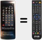 Replacement remote control for NRF-434