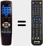 Replacement remote control for NRF-580