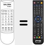 Replacement remote control for RC 0821