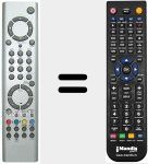 Replacement remote control for RC 1602