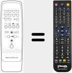 Replacement remote control for RC 204