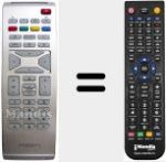 Replacement remote control for RCFE 05 ZAU-00