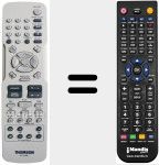 Replacement remote control for RCT 192 DB 1