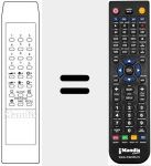 Replacement remote control for RD 309 E