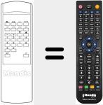 Replacement remote control for REMOTE CONTROL