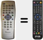 Replacement remote control for RLT 1720