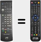 Replacement remote control for RM-C872