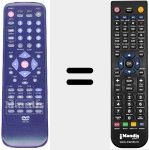 Replacement remote control for RMC-V500