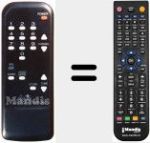 Replacement remote control for SPP-250