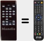 Replacement remote control for SR 90