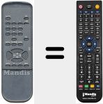 Replacement remote control for ST 21