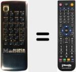 Replacement remote control for ST 8