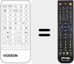 Replacement remote control for T 26912