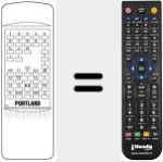 Replacement remote control for T 32