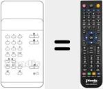Replacement remote control for TC 110