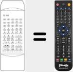 Replacement remote control for TC 118