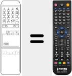 Replacement remote control for TC 125