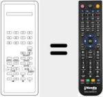 Replacement remote control for TC 30 E