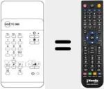 Replacement remote control for TC 900
