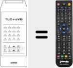 Replacement remote control for TLC 412 VB