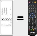 Replacement remote control for TM 20